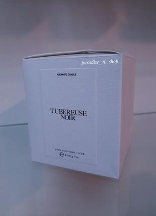 Zara tuberose noir аромасвічка 200g ! оригінал!1 фото