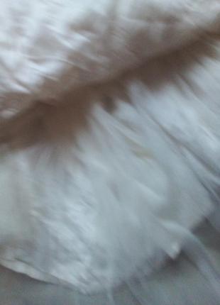 Винтажна пышная юбка на токую  талию шелк4 фото