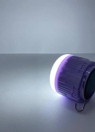 Світильник светодіодний на акумуляторі ліхтар для кемпінгу, портативний usb-ліхтар із...