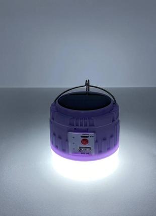 Світильник светодіодний на акумуляторі ліхтар для кемпінгу, портативний usb-ліхтар із...