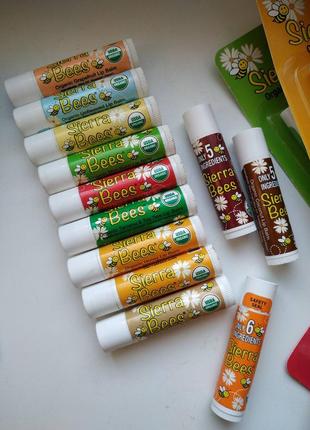 Органічні бальзами для губ від sierra bees