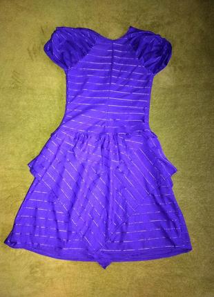 Фіолетова сукня-бант!3 фото