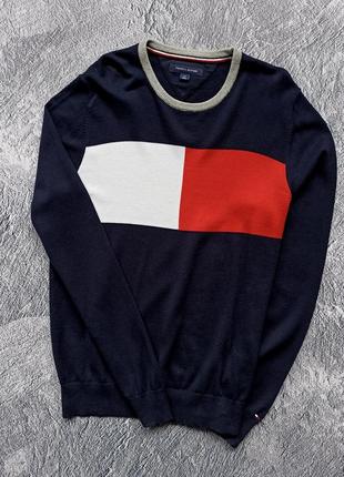 Крута, оригінальна кофта tommy hilfiger big logo