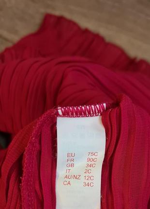 Красный сексуальный комплект маечка + трусики - шортики 75c 🌺7 фото