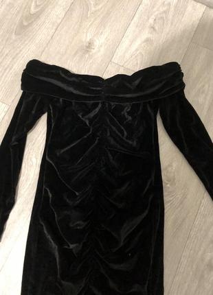 Вечернее платье велюровое