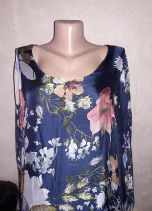 Шикарная блуза шелк ulla poker