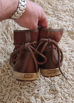 Зимние ботинки roxy 38-38 размер.ботинки,сапоги,кожа4 фото
