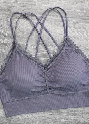 Жіночий топ в рубчик рифлений