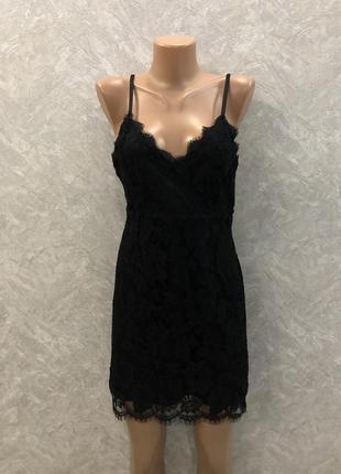 Вечернее гипюровое платье new look