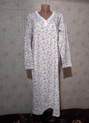 Нічна сорочка тепла, зимова одяг для сну