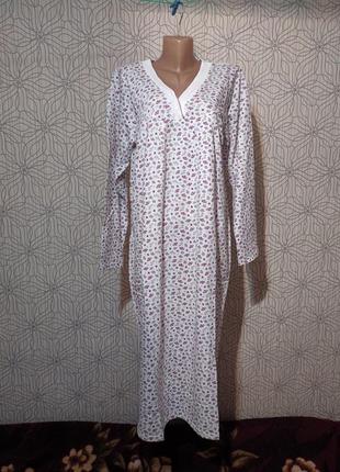 Ночная рубашка теплая, зимняя одежда для сна3 фото