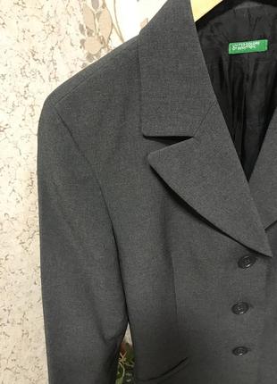 Пиджак серый,классика.3 фото