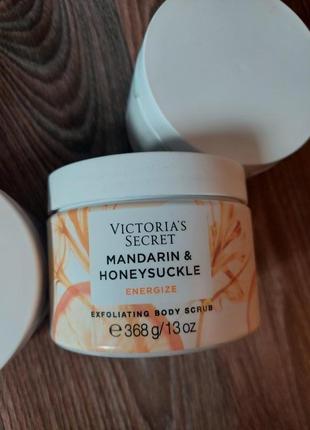 Victoria’s secret скраб для тіла natural beauty mandarin & honeysuckle1 фото