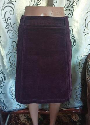 Стильна вельветова спідниця m&co