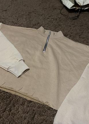 Укорочена кофта під горло. з блискавкою 4