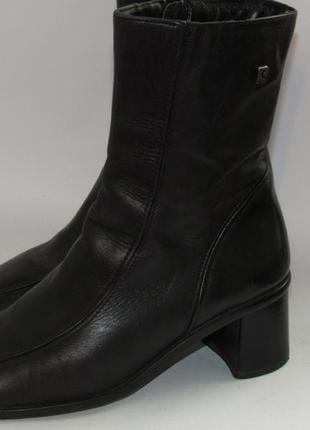 Pierre cardin германия женские кожаные ботинки 39р ст.25см m29