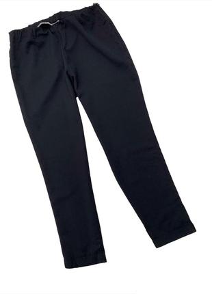 Чёрные шерстяные брюки crea concept1 фото
