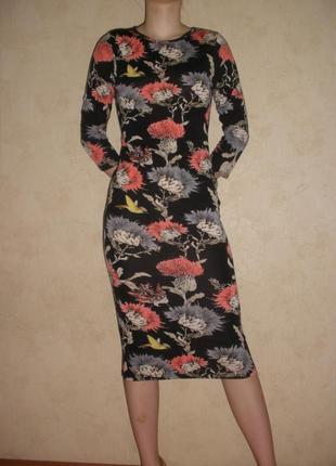 Трикотажне по фігурі плаття club l віскоза еластан