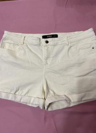 Лимонные желтые шорты коттон