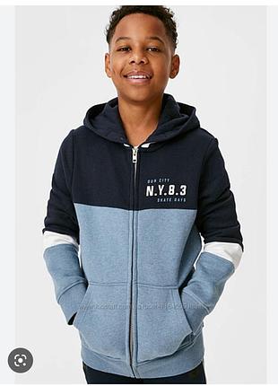 Кофта на молнии  c&a, 170-176, футер