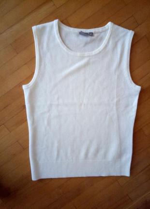 Дешево чудова нова біла безрукавка tu 12p.