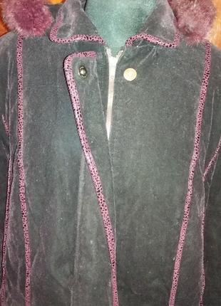 Женское зимнее полупальто курточка б. у. размер 50-524 фото