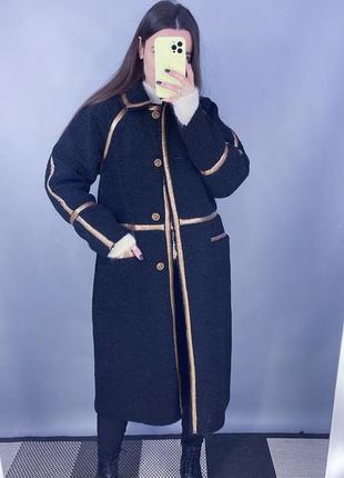 Двухстороннее пальто topshop