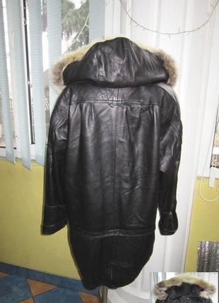 Жіноча шкіряна куртка з капюшеном yessica.54-56. лот 338 сезонний розпродаж!3 фото