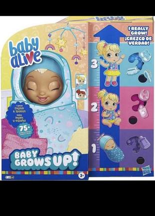 Распашающая кусла baby alive. интерактивная кукла для девушки1 фото