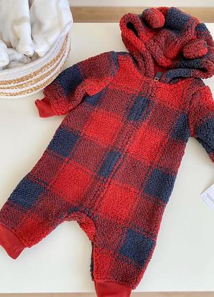 Комбінезон 3м, 9м, 12м, 24м шерпа (тедді) carter’s
