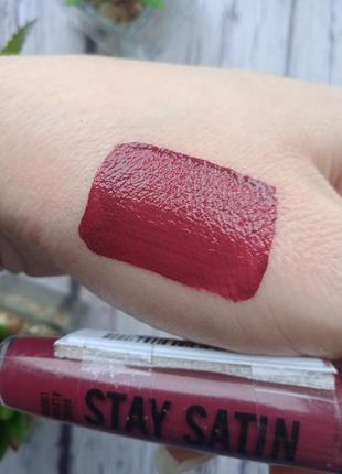 Жидкая матовая помада rimmel stay satin liquid lip color тон 8303 фото