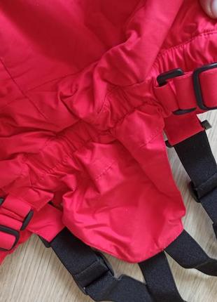 Лыжные штаны killtec 104 р с утеплителем на меху, полукомбинезон8 фото