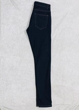 Класні завужені джинси - скіні next skinny 32l синього кольору3 фото