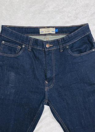 Класні завужені джинси - скіні next skinny 32l синього кольору8 фото