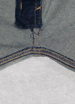 Класні завужені джинси - скіні next skinny 32l синього кольору10 фото
