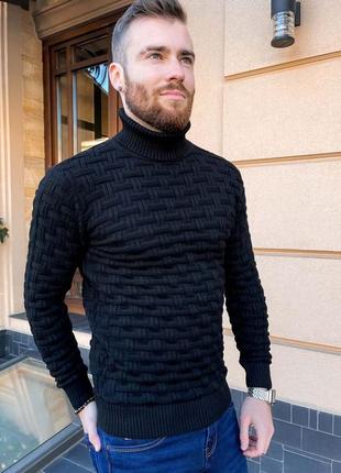 Свитер мужской цвет черный