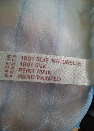 Нежнейший шелковый шейный платок, waldy orain paris4 фото