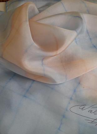 Нежнейший шелковый шейный платок, waldy orain paris2 фото