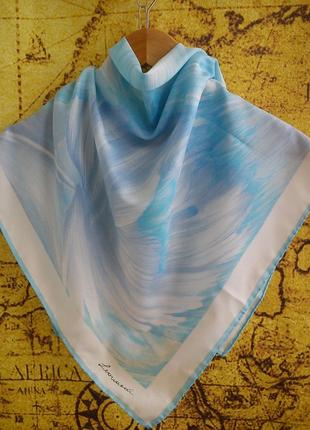 Винтажный платок leonardi, italy