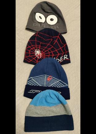 Демисезонные шапки для мальчика 1-5лет
