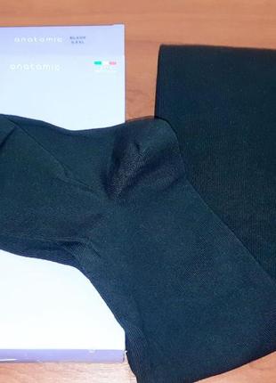 Великі колготки 4 и 3 р жіночі бавовна батал великі розміри з носочком шкарпетки, висока посадка 350 ден на пишні форми чорний бавовна котон