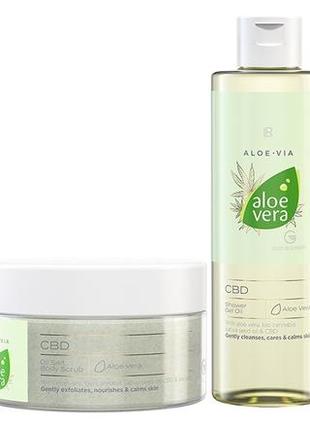 Lr aloe via aloe vera cbd лімітований набір для догляду за тілом.2 фото