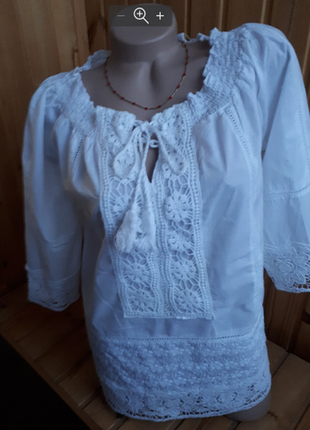 Пляжна туніка з бавовни indiano, fresh-cotton , xl ,2xl3 фото