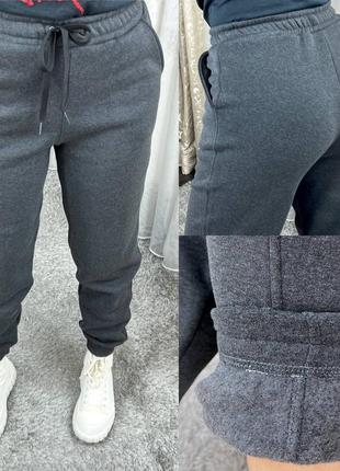 Жіночі теплі спортивні штани джогери на флісі