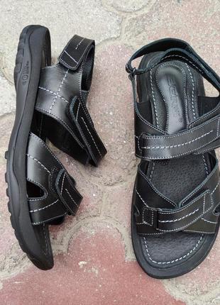 Сандалі чоловічі великих розмірів 46 - 49, босоніжки чоловічі чорні