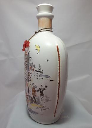 Пляшка керамічна вінтажна бутылка керамическая2 фото
