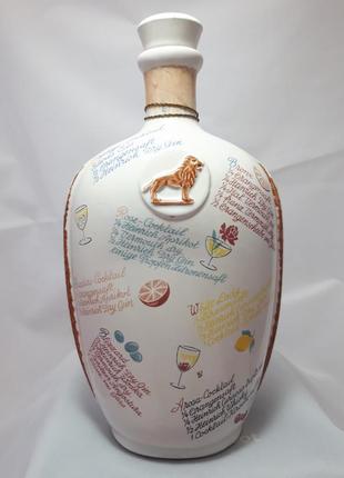 Пляшка керамічна вінтажна бутылка керамическая3 фото