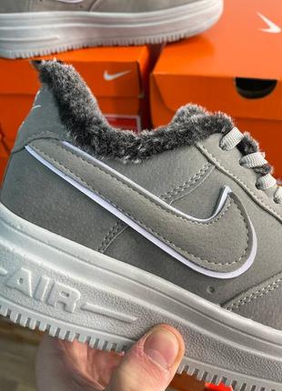 Кросівки замшеві, зимові з хутром nike suede winter ботинки7 фото