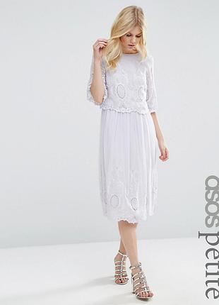 Шикарное платье с вышивкой asos premium