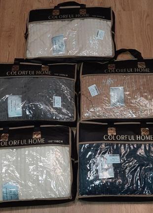 Покривала пледи шарпей квадратики